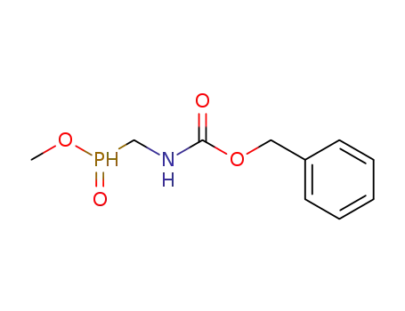 Carbamic acid, [(methoxyphosphinyl)methyl]-, phenylmethyl ester