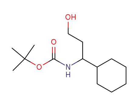 Molecular Structure of 889953-79-1 (TERT-BUTYL CYCLOHEXYL(3-HYDROXYPROPYL)CARBAMATE)
