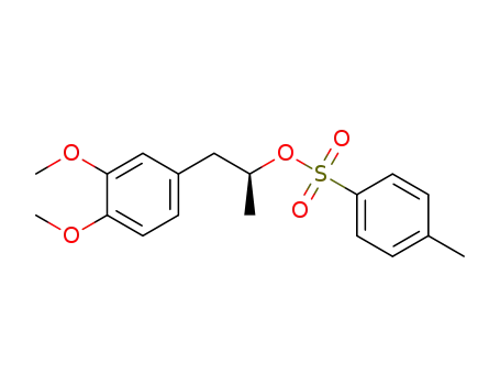 Molecular Structure of 161121-00-2 ((S)-[2(3,4-dimethoxyphenyl)-1-methylethyl p-toluenesulfonate])