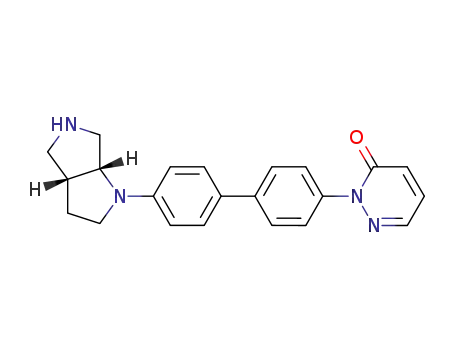 2-{4'-[(3aR,6aR)-hexahydropyrrolo[3,4-b]pyrrol-1(2H)-yl]-1,1'-biphenyl-4-yl}pyridazin-3(2H)-one