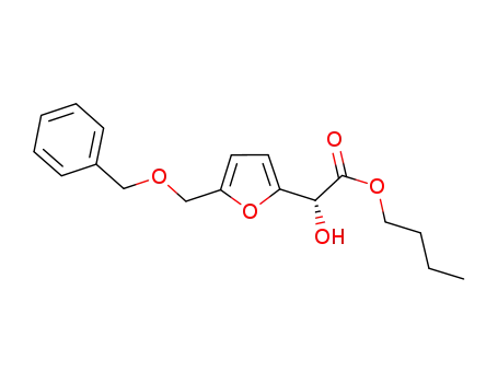 (R)-(5-benzyloxymethyl-furan-2-yl)hydroxyacetic acid butyl ester