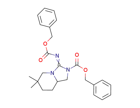 benzyl 3-(benzyloxycarbonylimino)-6,6-dimethylhexahydroimidazo[1,5-a]pyridine-2(1H)-carboxylate