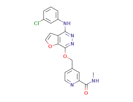 4-[({4-[(3-chlorophenyl)amino]-furo[2,3-d]pyridazin-7-yl}oxy)methyl]-N-methyl-2-pyridinecarboxamide