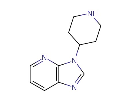 Molecular Structure of 301220-36-0 (3H-Imidazo[4,5-b]pyridine, 3-(4-piperidinyl)-)