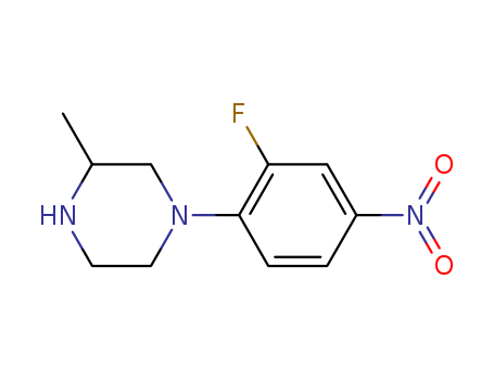 1-(2-Fluoro-4-nitrophenyl)-3-methylpiperazine