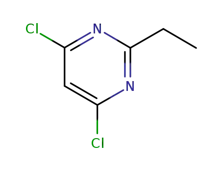Molecular Structure of 1195-34-2 (4,6-DICHLORO-2-ETHYLPYRIMIDINE)