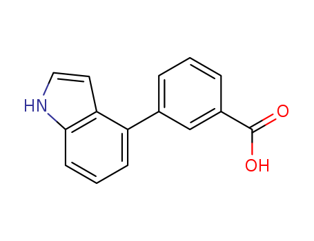 Benzoic acid,3-(1H-indol-4-yl)-