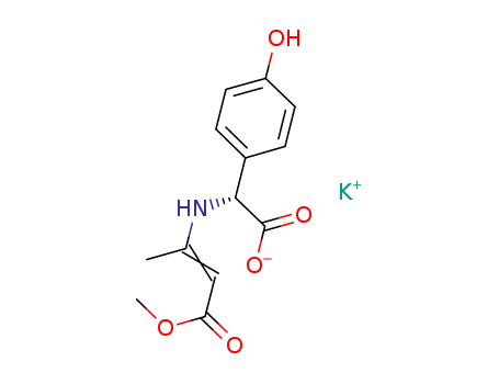 Potassium (R)-(4-hydroxyphenyl)((3-methoxy-1-methyl-3-oxoprop-1-enyl)amino)acetate