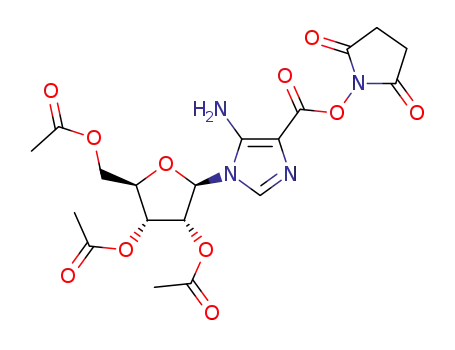 N-숙신니미딜-5-a미노-1-(2,3,5-트리-O-아세틸-β-D-리보푸라노실)i미다졸-4-카르복실레이트