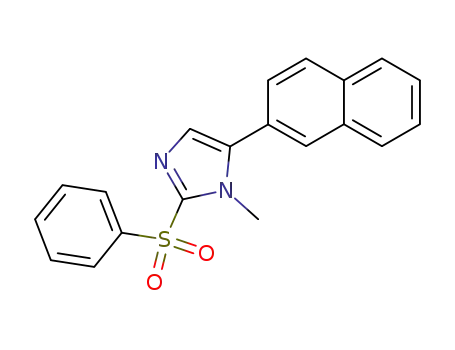 1-methyl-5-(naphthalen-2-yl)-2-phenylsulfonyl-1H-imidazole