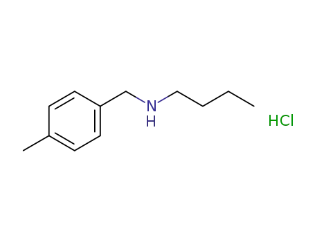 Molecular Structure of 16183-22-5 (N-(4-METHYLBENZYL)-1-BUTANAMINE HYDROCHLORIDE)