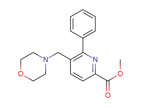methyl 5-(morpholinomethyl)-6-phenylpicolinate