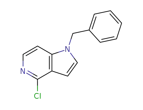 Molecular Structure of 35636-10-3 (1-Benzyl-4-chloro-5-azaindole)
