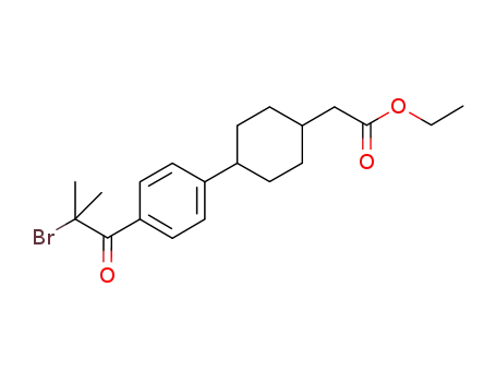 4-[4-(2-BROMO-2-METHYL-1-OXOPROPYL)페닐]-시클로헥산아세트산 에틸 에스테르