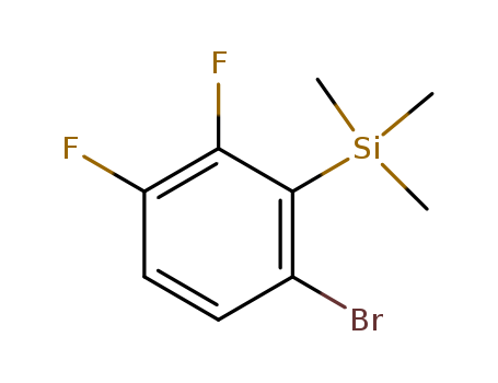 (6-bromo-2,3-difluorophenyl)(trimethyl)silane