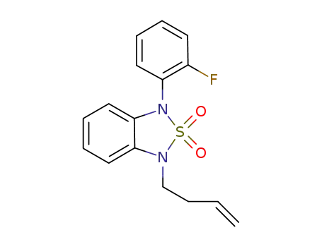 1-(but-3-enyl)-3-(2-fluorophenyl)-1,3-dihydro-2,1,3-benzothiadiazole 2,2-dioxide
