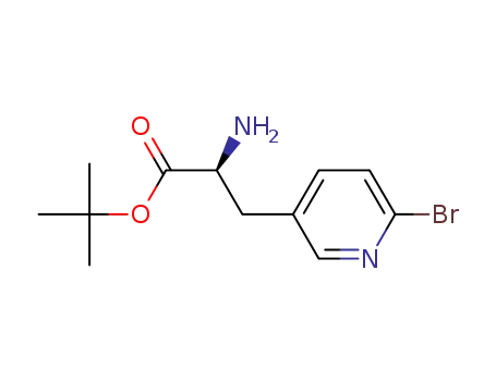 tert-butyl (S)-2-amino-3-(6-bromopyridin-3-yl)propanoate
