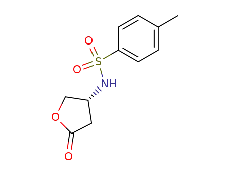 Benzenesulfonamide, 4-methyl-N-[(3R)-tetrahydro-5-oxo-3-furanyl]-
