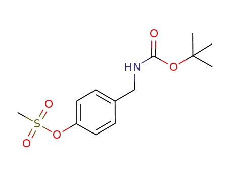 N-t-butoxycarbonyl-N-((4-methanesulfonyloxyphenyl)methane)amine