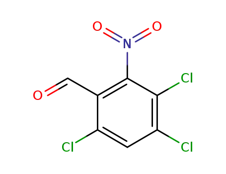 2-nitro-3,4,6-trichlorobenzaldehyde