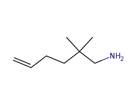 Molecular Structure of 141511-50-4 (5-Hexen-1-amine, 2,2-dimethyl-)
