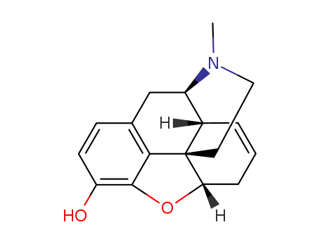 Molecular Structure of 47024-28-2 (7,8-Didehydro-4,5α-epoxy-17-methylmorphinan-3-ol)
