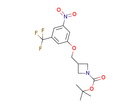1-Azetidinecarboxylic acid,
3-[[3-nitro-5-(trifluoromethyl)phenoxy]methyl]-, 1,1-dimethylethyl ester