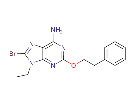 8-bromo-9-ethyl-2-phenethyloxy-9H-purin-6-ylamine