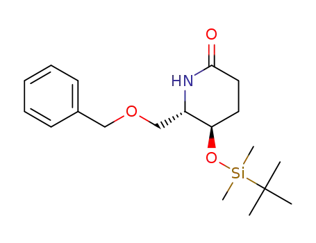 (5R,6S)-6-(benzyloxymethyl)-5-(tert-butyldimethylsilyloxy)piperidin-2-one