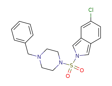 1-benzyl-4-[(5-chloroisoindol-2-yl)sulfonyl]piperazine