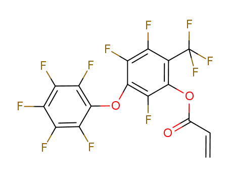 5-Pentafluorophenoxy-3,4,6-trifluoro-2-trifluoromethylphenyl acrylate