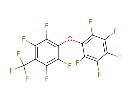 Molecular Structure of 14055-49-3 (1,2,3,4,5-pentafluoro-6-[2,3,5,6-tetrafluoro-4-(trifluoromethyl)phenoxy]benzene)