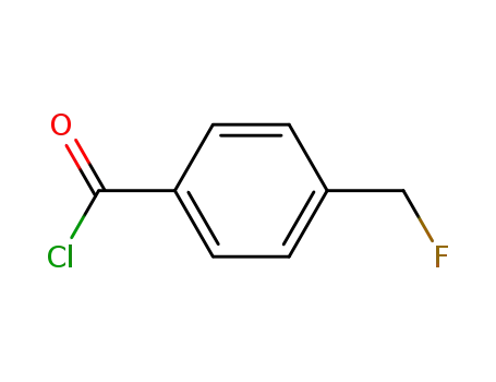 Molecular Structure of 223699-35-2 (Benzoyl chloride, 4-(fluoromethyl)- (9CI))