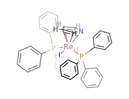 C<sub>4</sub>H<sub>4</sub>NRe{(C<sub>6</sub>H<sub>5</sub>)3P}2HI