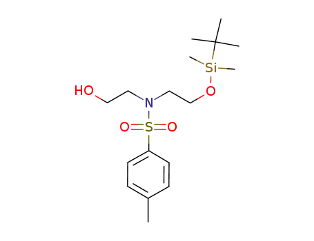 N-[2-(tert-butyldimethylsilanyloxy)ethyl]-N-(2-hydroxyethyl)-4-methyl-benzenesulfonamide