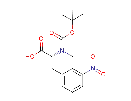 (R)-2-(tert-butoxycarbonyl(methyl)amino)-3-(3-nitrophenyl)propanoic acid
