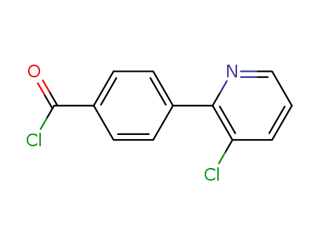 4-(3-chloropyridin-2-yl)benzoyl chloride
