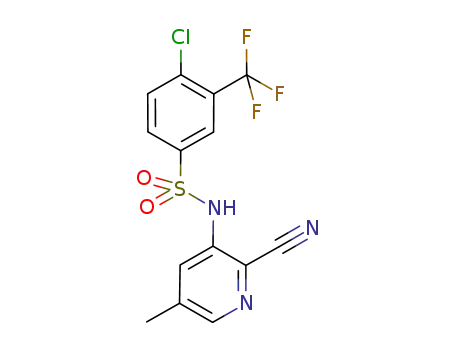 C<sub>14</sub>H<sub>9</sub>ClF<sub>3</sub>N<sub>3</sub>O<sub>2</sub>S