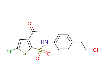 3-Acetyl-5-chloro-N-[4-(2-hydroxyethyl)phenyl]-thiophene-2-sulfonamide