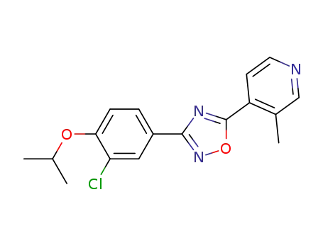 4-[3-(3-chloro-4-isopropoxy-phenyl)-[1,2,4]oxadiazol-5-yl]-3-methyl-pyridine