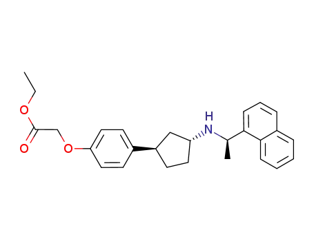 {4-[3-((R)-1-naphthalen-1-yl-ethylamino)-cyclopentyl]-phenoxy}-acetic acid ethyl ester