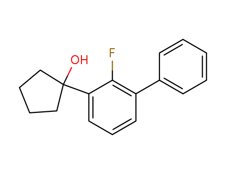 1-[(2-Fluoro-3-phenyl)phenyl]cyclopentanol