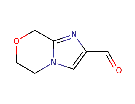 Molecular Structure of 623564-42-1 (8H-Imidazo[2,1-c][1,4]oxazine-2-carboxaldehyde, 5,6-dihydro- (9CI))