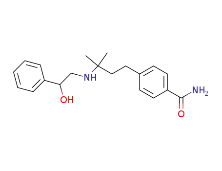 Molecular Structure of 111974-80-2 (4-(3-(2-hydroxy-2-phenyl)ethylamino-3-methylbutyl)benzamide)