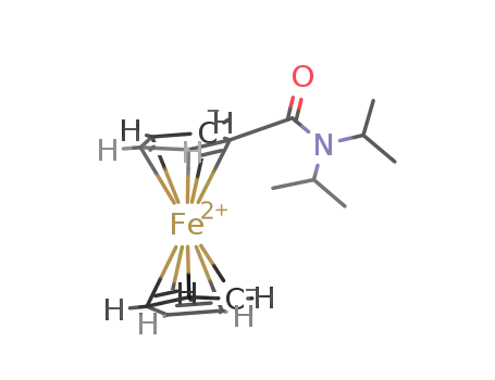 Molecular Structure of 169830-46-0 ([(bis(1-methylethyl)amino)carbonyl]ferrocene)