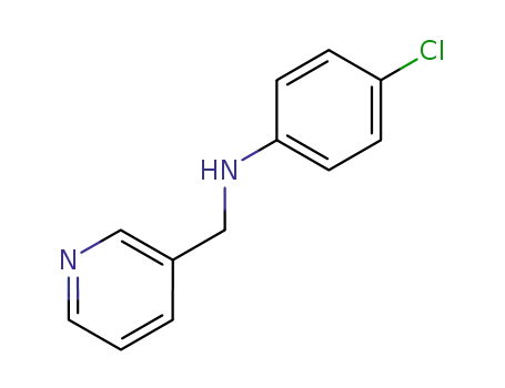 Molecular Structure of 29083-43-0 (N-(4-chlorophenyl)-[(pyridin-3-yl)methyl]amine)