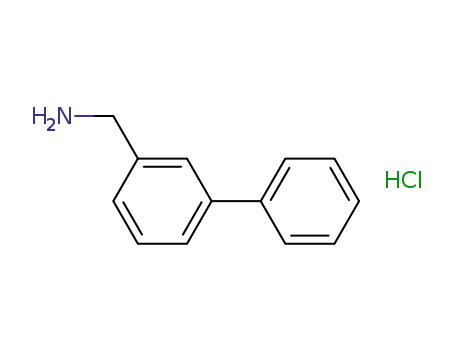 Molecular Structure of 870837-46-0 ((Biphenyl-3-yl)methylamine hydrochloride, 3-Phenylbenzylamine hydrochloride)