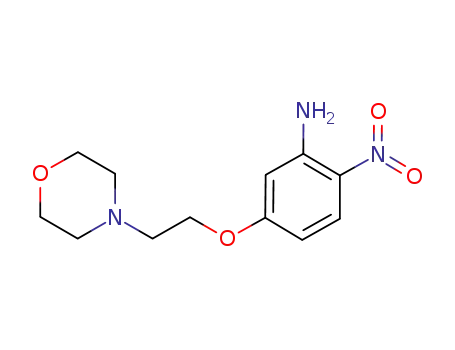 Molecular Structure of 1104467-53-9 (5-(2-morpholin-4-ylethoxy)-2-nitrophenylamine)