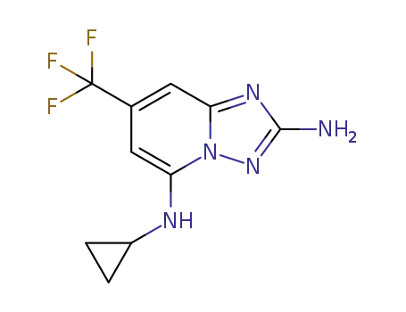 N<sub>5</sub>-cyclopropyl-7-(trifluoromethyl)[1,2,4]triazolo[1,5-a]pyridine-2,5-diamine
