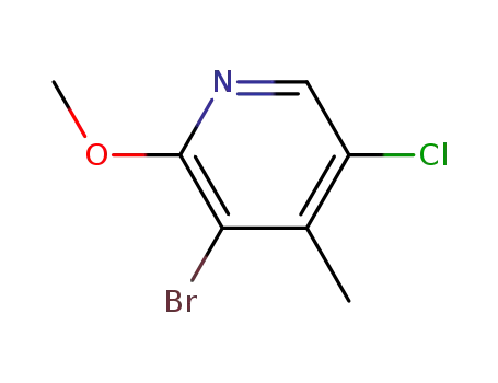 3-BroMo-5-chloro-2-Methoxy-4-Methylpyridine